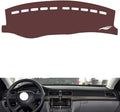 Leather Dashboard Cover Compatible with SkodaSkoda Superb 2013-2015,Dash Board Cover mat Anti-Slip Sun-Proof and dust-Proof(Brown)