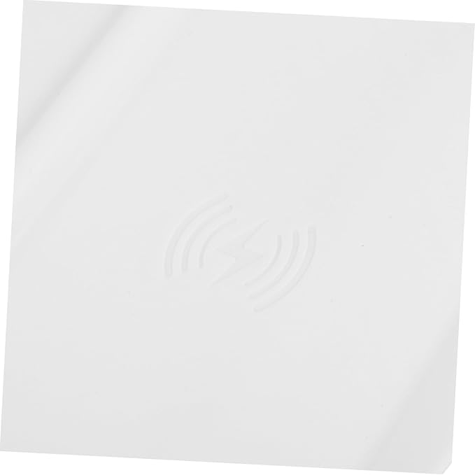 Center Console Charging Mat - Silicone Pad for Model Easy Installation Compatible Induction Chargers White Color