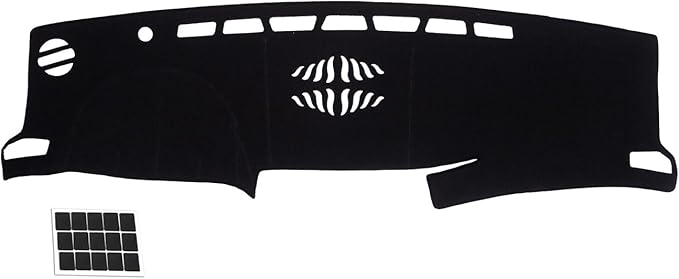 TUCAREST Dash Cover Fit for 2014 2015 2016 2017 2018 2019 2020 2021 Le-xus GX460 Nonslip Car Dash Board Mat Sunshade No-Glare and Slip Pad Carpet Sunshield Protector (Without HUD) Flannel Black