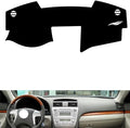 leather dashboard cover Compatible with Toyota Camry 2006-2012，dash cover（black）