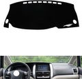 leather dashboard cover Compatible with Nissan Succe 2010-2014，dash cover（black）