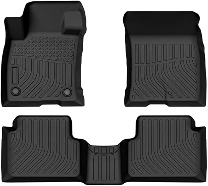 Cartist Floor Mats Custom Fit for 2022-2025 Ford Maverick (Not fit Hybrid) / Bronco Sport 2021-2025 All Weather Floor Liners Front & 2nd Row TPE Waterproof