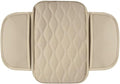 Car Armrest Pad for Cadillac SRX II 2009-2013, Waterproof Center Console Cushion Pad Cover Armrest Storage Box Mat Protection Interior Accessories,Beige