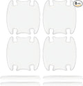 8 PCS Car Door Handle Protector, Anti-Scratch Door Bowl Paint Guard Stickers, Drip Glue Waterproof Auto Handle Protective Film, Universal Fit for Most Cars (Transparent #8PCS)