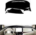 leather dashboard cover Compatible with Toyota PREVIA 2006-2016，dash cover（black）