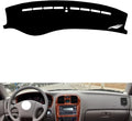 leather dashboard cover Compatible with HyundaiHyundai s-onata，dash cover（black）