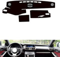 leather dashboard cover Compatible with LEX IS 2013-2019，dash cover（black）