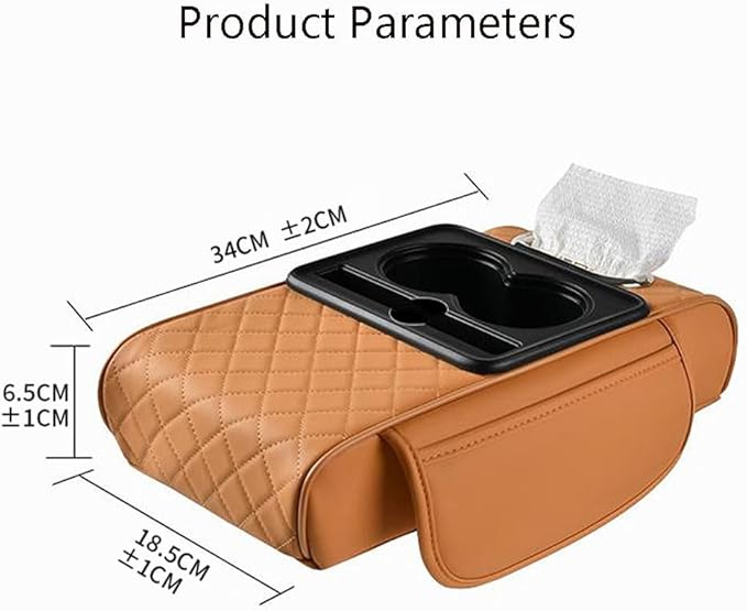 Center Console Cover for Jeep Cherokee 1984-2001 XJ,Car Center Console Cover,Armrest Storage Box Mat,Car Center Console Cushion Pad,Car Armrest Box Pad,Cayenne Brown