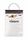 Tossits Recycled Disposable Car Trash Bags – Leakproof, Smell Proof Hanging Garbage Bags for Car, Truck, SUV, RV & Vehicle – White, 7 Count Disposable Automotive Trash Bags