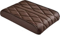 Car Center Console Cover Pad, Leather Auto Console Arm Rest Cover, Waterproof Car Armrest Seat Box Cushion Protector, Memory Foam Armrest Pillow for Most Cars (Coffee)