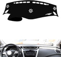 leather dashboard cover Compatible with Nissan Murano 2015-2021，dash cover（black）