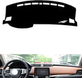 leather dashboard cover Compatible with HONDA Crider 2019-2024，dash cover（black）