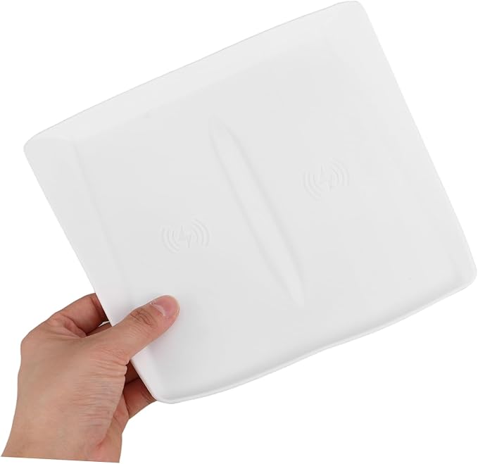 Zerodeko Charging Silicone Mat for Non- Center Console Pad Easy Installation Silicone Mobile Phone Holder White Interior Accessory