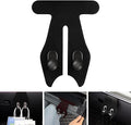NHHEO Car Hook for Co-Pilot Glovebox, Universal Vehicle Glove Box Organizer for Umbrella Handbag Coat(Black)