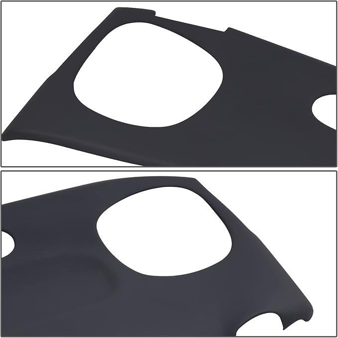DNA MOTORING Dash Cover Overlay Compatible with 98-02 S10 Blazer Pickup / S15 Jimmy/Sonoma, Black Dash Board Cover Cap Bezel, ZTL-Y-0184