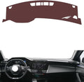 Leather Dashboard Cover Compatible with Peugeot 408X (no Speaker)，Dash Cover, Non-Slip Dash Cover, Dash mat Dashboard Cover, Interior Dash Covers