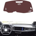 Leather Dashboard Cover Compatible with Audi Q5 e-tron（NO HUD） 2022-2023，Dash Cover, Non-Slip Dash Cover, Dash mat Dashboard Cover, Interior Dash Covers