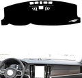 leather dashboard cover Compatible with Volvo V90 (gyroscope)，dash cover（black）