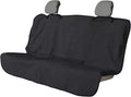 LoyaGour Back Seat Cover for Car Trucks Van SUV,Waterproof Rear Bench Towel Seat Covers for Dogs and Kids,Automotive Backseat Protector (Black)