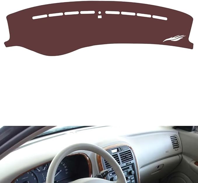 Leather Dashboard Cover Compatible with KIA Optima 2006-2010，Dash Cover, Non-Slip Dash Cover, Dash mat Dashboard Cover, Interior Dash Covers