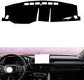leather dashboard cover Compatible with Toyota YARIS CROSS（NO HUD） 2023，dash cover（black）