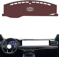 Leather Dashboard Cover Compatible with Ford Explorer（Speakers） 2023-2024，Dash Cover, Non-Slip Dash Cover, Dash mat Dashboard Cover, Interior Dash Covers