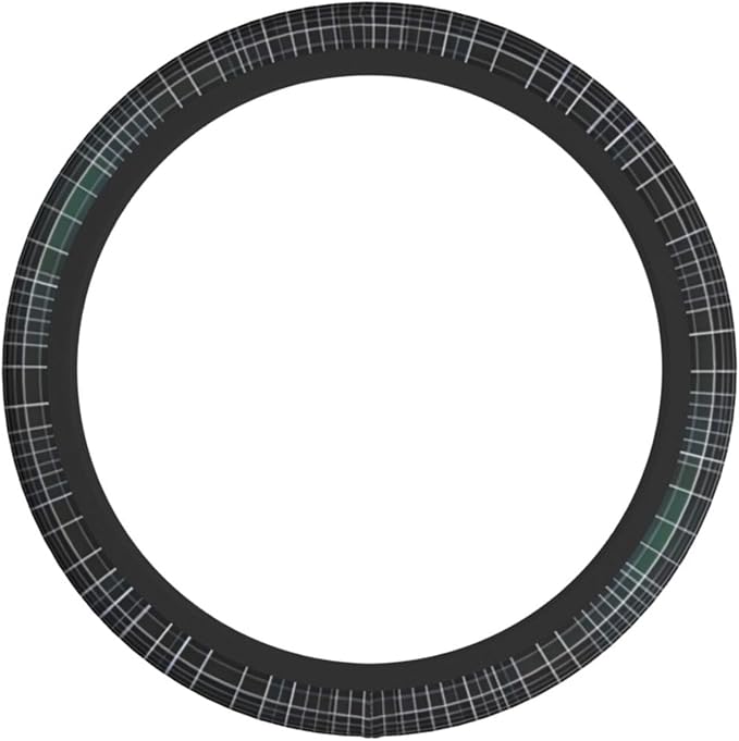 Multi-Dimensional Line Space Steering Wheel Cover. Car Decor,Anti-Slip,Sweat Absorption,Easy Carry, Universal 15 Inch