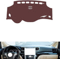 Leather Dashboard Cover Compatible with Toyota Alphard 20 Series 2011-2012，Dash Cover, Non-Slip Dash Cover, Dash mat Dashboard Cover, Interior Dash Covers