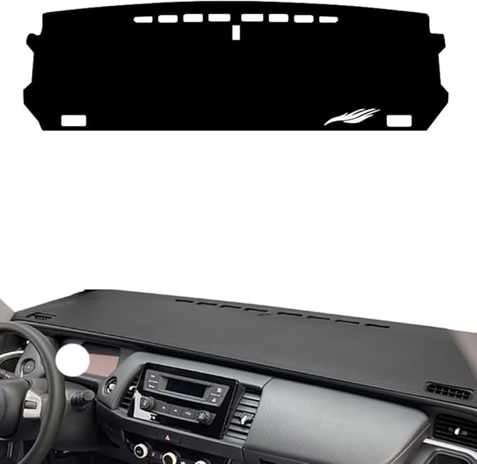 leather dashboard cover Compatible with HONDA LIFE，dash cover（black）