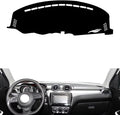 leather dashboard cover Compatible with Suzuki Swift，dash cover（black）