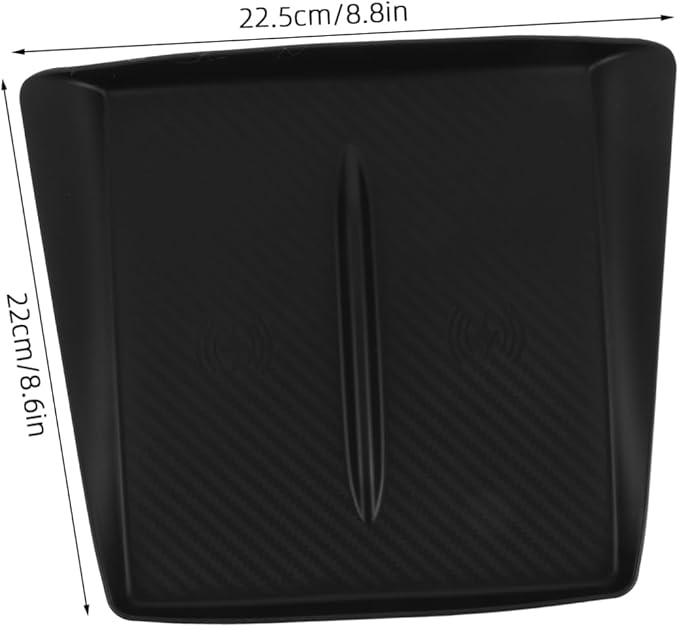 Wireless Charger Pad Silicone Car Interior Mat Center Console Phone Holder Wireless Charging Slip Design