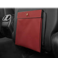 Bmolpt Custom Interior Accessories Waterproof Car Can Trash Multipurpose Hanging Garbage Bag Collapsible Garbage Can Magnet Storage Bags For Car Back Seat PU Leather Closure Design(RED)