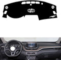 leather dashboard cover Compatible with Nissan Teana（NO HUD、speaker） 2021-2024，dash cover（black）