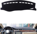 leather dashboard cover Compatible with SkodaSkoda superb，dash cover（black）