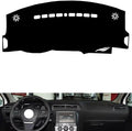 leather dashboard cover Compatible with Citroen C4 C-QUATRE 2016-2018，dash cover（black）