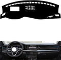 leather dashboard cover Compatible with VW Passat（HUD） 2019-2024，dash cover（black）