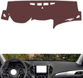 Leather Dashboard Cover Compatible with Cadillac ATS (No Speaker) 2014-2019，Dash Cover, Non-Slip Dash Cover, Dash mat Dashboard Cover, Interior Dash Covers