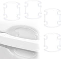 4Pcs 3D Transparent Car Door Bowl Scratch Protector, Universal Bowl Side Paint Protection Stickers, Waterproof Anti-Scratch Paint Invisible Protection Film for Most Models.