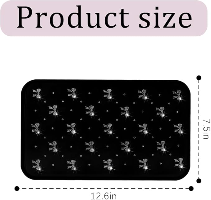 Car Center Console Cover, Waterproof Leather Bow Ribbon Vehicle Arm Rest Pad, Comfortable Automotive Interior Seat Box Armrest Protection Cushion Accessories, Universal Fit (Gray)