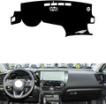 leather dashboard cover Compatible with LEX NX (upper left corner HUD 2022-2024，dash cover（black）