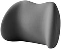 Memory Foam Car Neck Pillow & Waist Cushion - Soft fit for Seat Headrest & Lumbar Support for Comfort(Hb-Grey Waist 1PC)