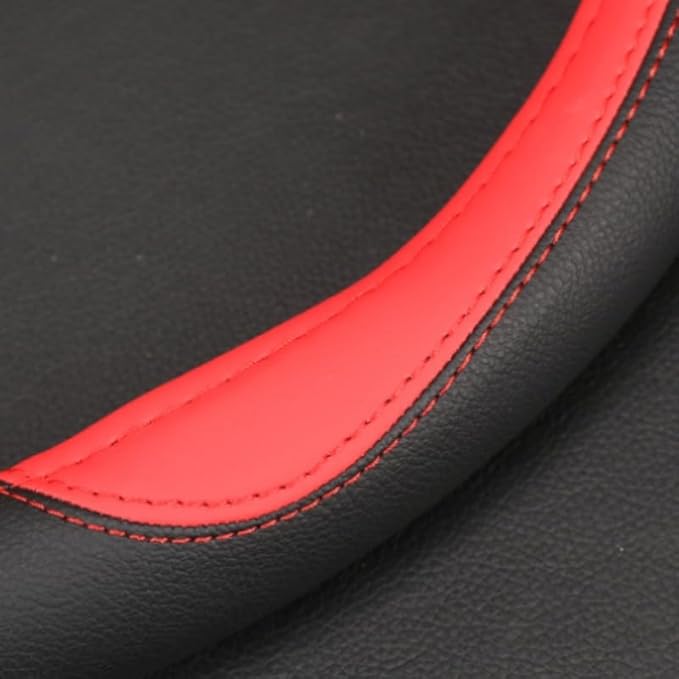 Product Truck Steering Wheel Cover PU Leather Anti Slip Anti Rub Four Season Universal 16 17 18 19inch (Black Brown, 18inch)