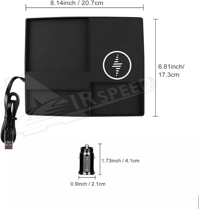 for 2023-2025 Lexus RX 15W Fast Wireless Charger, Car Qi Charging Station fits RX350 RX350h RX450h+ RX500h