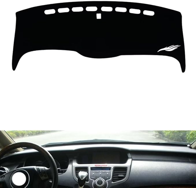 leather dashboard cover Compatible with HONDA Odyssey 2004-2008，dash cover（black）
