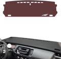 generic leather dashboard cover Compatible with HONDA LIFE，dash cover, Non-Slip Dash Cover, Dash mat Dashboard Cover, Interior Dash Covers, brown