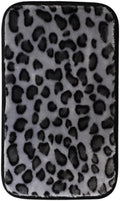 OUNONA Car Center Console Cover Leopard Print Plush Cushion Non-Slip Armrest Pad Soft Protector for SUV Interior Accessories 12.6X7.48 Inches