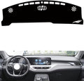 leather dashboard cover Compatible with Ford E-QUATOR，dash cover（black）