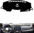 leather dashboard cover Compatible with HONDA Breeze (NO HUD 20-2021，dash cover（black）