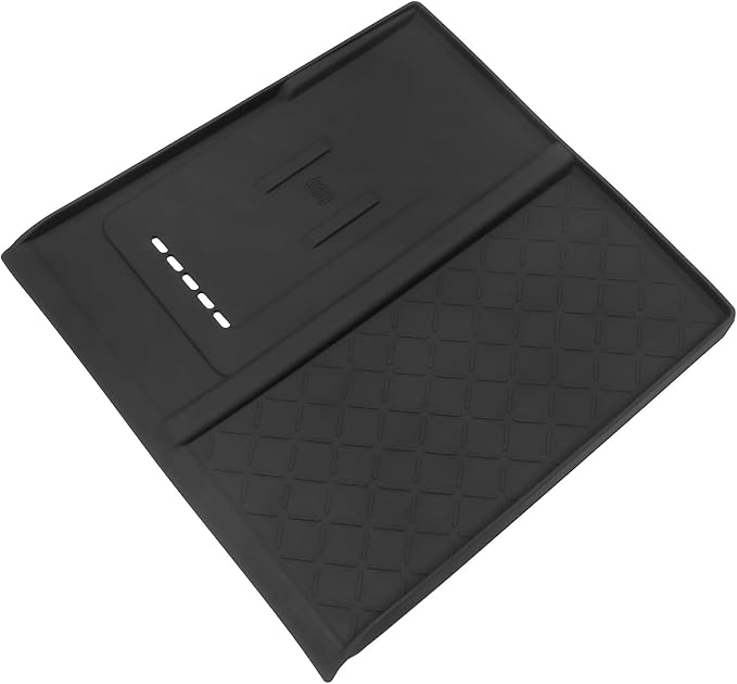 Wireless Charging Anti-Slip Pad Fit for Toyota RAV4 2026 Accessories,XSE GR Sport Hybrid Limited XLE Woodland,Silicone Center Console Tray Liner