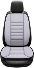 Generic Car Seat Cushion with Lumber Support Pillow- Used Memory Foam Design to Relief Pain and Enhanced Comfort for Automotive Seat Driver, Ergonomic Lumbar Comfort for Long Sitting, Light Grey